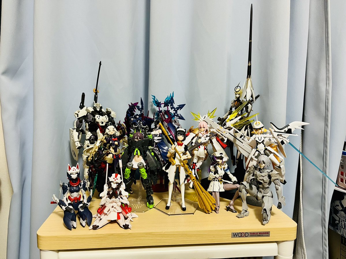 連休中に組んだプラモデル達