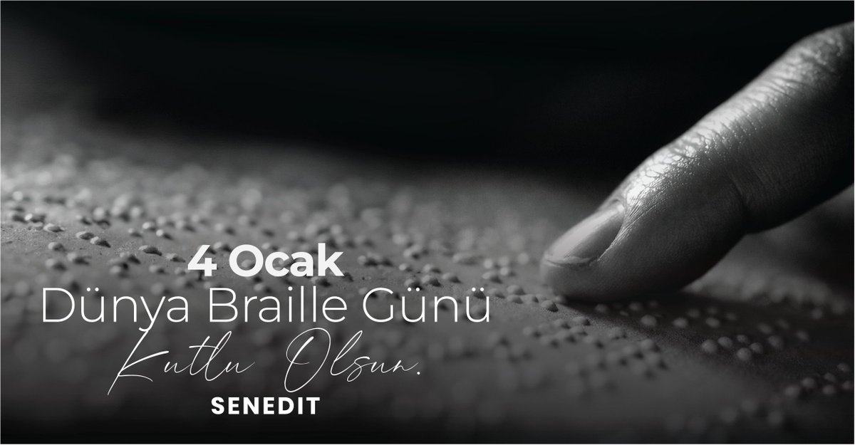 SenEDIT's tweet image. Bugün, kelimelerin yalnızca görülmediğini;
aynı zamanda hissedildiğini, duyulduğunu ve dokunularak da anlatılabildiğini hatırlıyoruz.

Her sesin, her hayalin, her hikâyenin yer bulduğu bir dünya için üretmeye devam ediyoruz. 💙

#DünyaBrailleGünü #Erişilebilirlik #SenEDIT