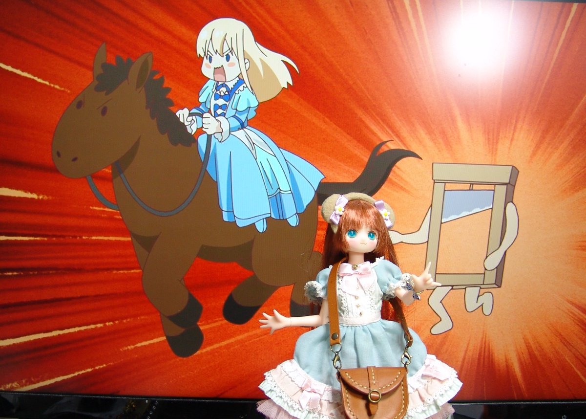 すみれ嬢のお声を聴きたく・・
ティアムーン帝国物語を！

ちょうど馬のシーンがありました✨
🧸：ｷﾞﾛﾁﾝくんも 頑張るのですわ～
🐙：どっちの味方なんだよぅ┐(´д｀)┌

楽しいストーリーなので
よろしければ どうぞ～☺