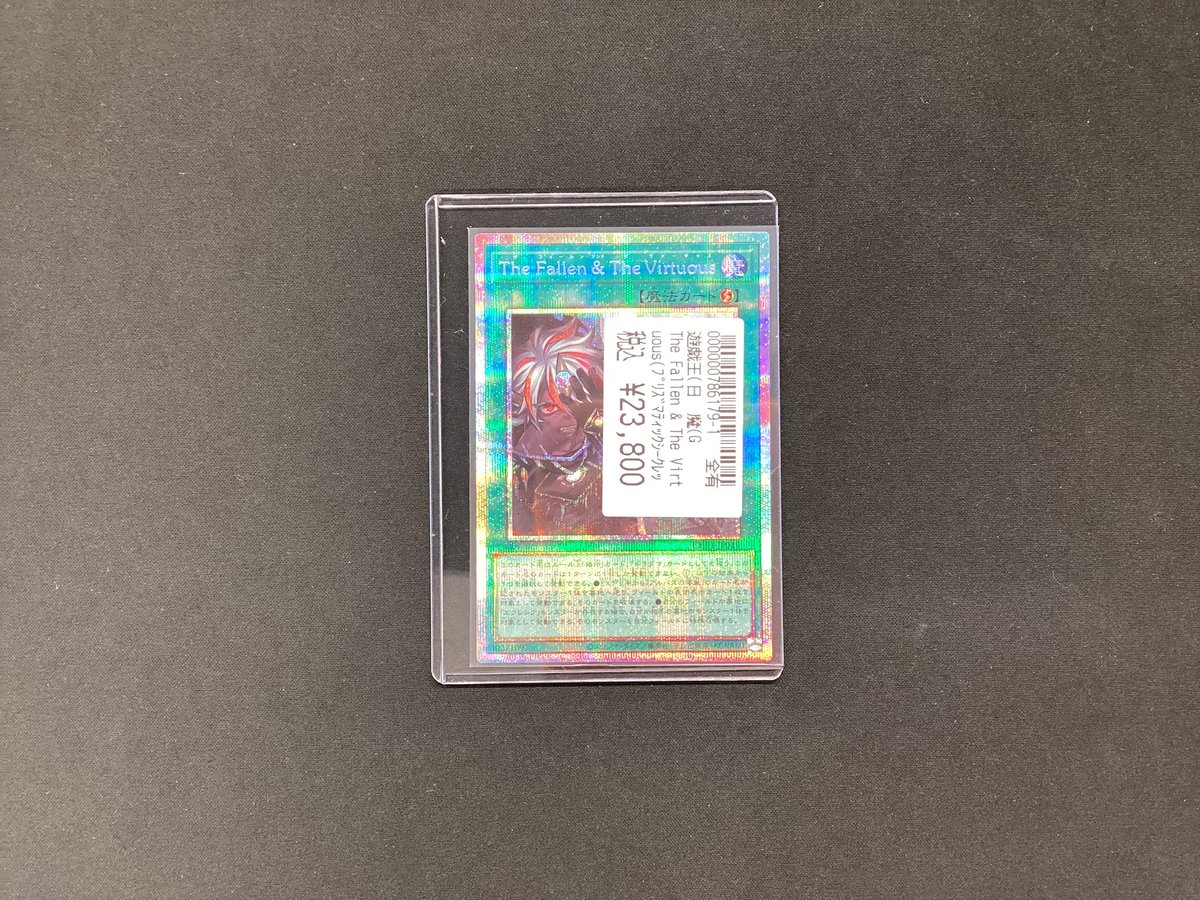 遊戯王 The Fallen &The Virtuous プリズマティックシークレットレア