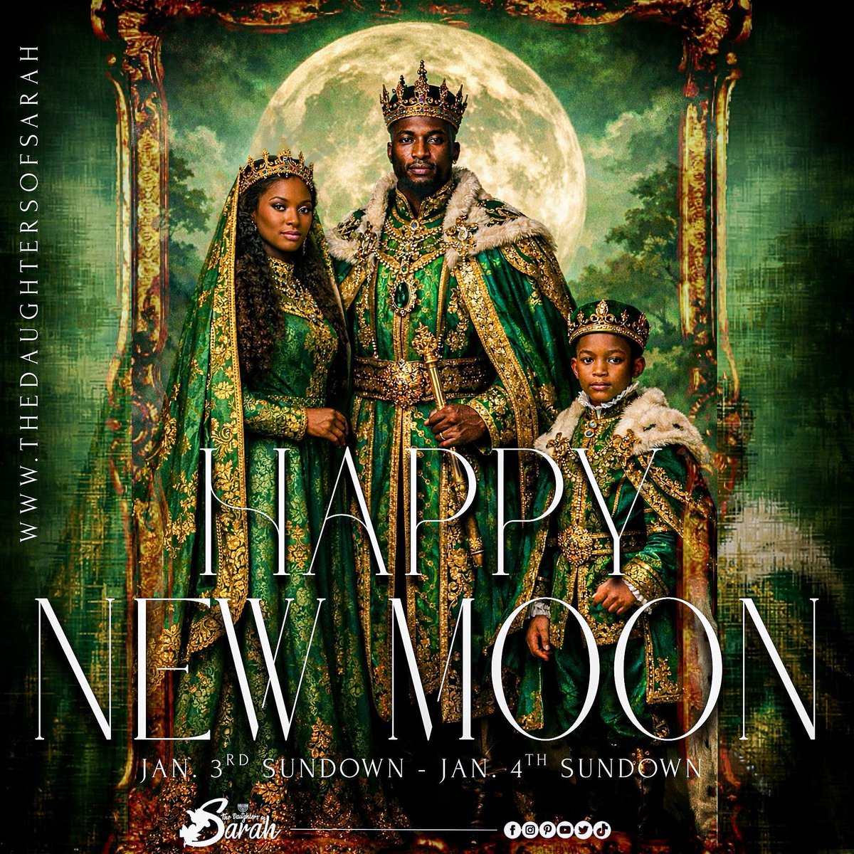 DOS_IUIC's tweet photo. Happy New Moon family 🌕✨💚
Let us keep the Lord’s appointed time with joy.
– Psalm 81:3 KJV
#DOS #HighHolyDays #NewMoon #KeepItHoly https://t.co/GpURlE4qM5