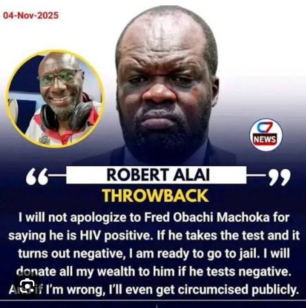 AokoOtieno_'s tweet image. Alai should send his wife to beat me, woman to woman

Instead of using Nduthi tweet excuse to "Murder" Babu 

Alai built his portfolio on "exposing" people  

Juzi sued by for claiming Machoka has HIV,

Who drew a Gun on him?

Bibi yake ALIDINYWA na Nduthi man, 

Truth Hurts!