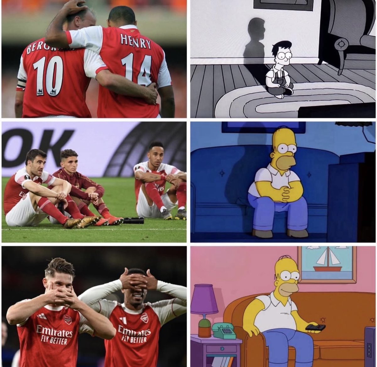 Never doubt the loyalty of an Arsenal fan⚪️🔴