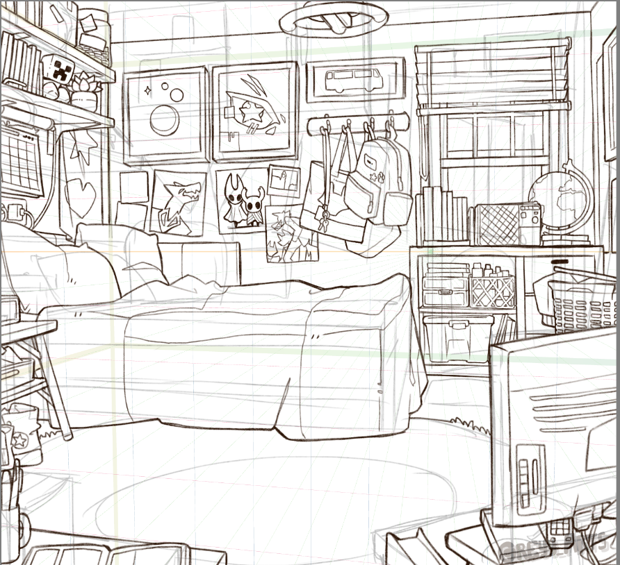 greyy_arts's tweet photo. i love drawing cozy interior bgs (WIP Comm) https://t.co/CtGaM1NdnW
