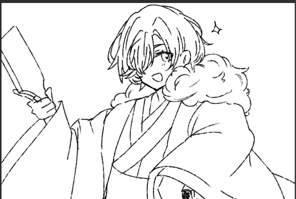 描き初め
結構かわいいのでは