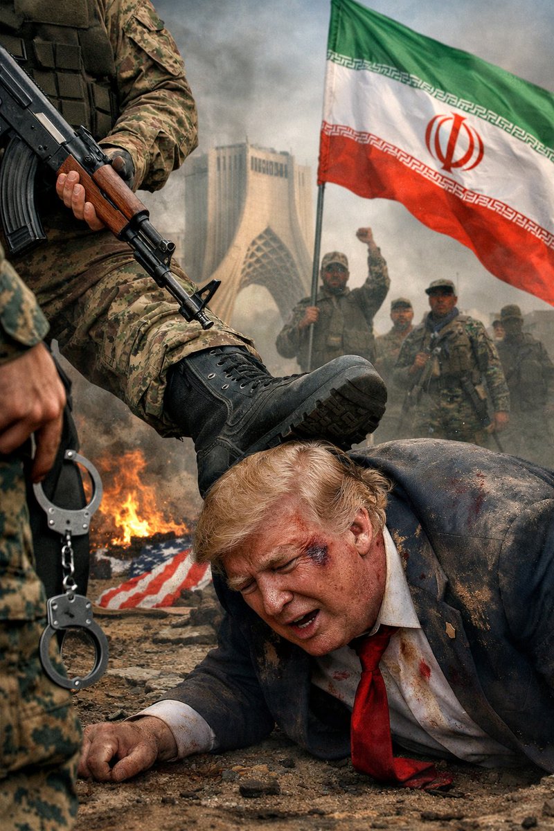 ليفهم الجميع 
الجمهورية الاسلامية ايران🇮🇷
ليست فنزولا
ليست افغانستان
وليست العراق
وليست دول الخليج الجبانة 
انها دولة الولي الفقية وستركع امريكا واسرائيل اللقيطة تحت اقدامها .
الله اكبر
خامنئي رهبر🇮🇷
#كويتي_وافتخر 🇰🇼