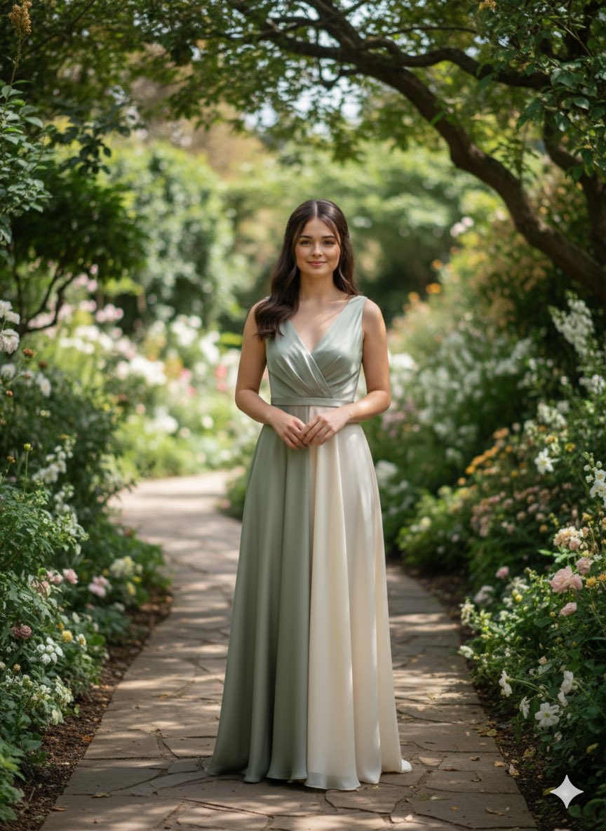 Serenity in Bloom: A Garden Portrait