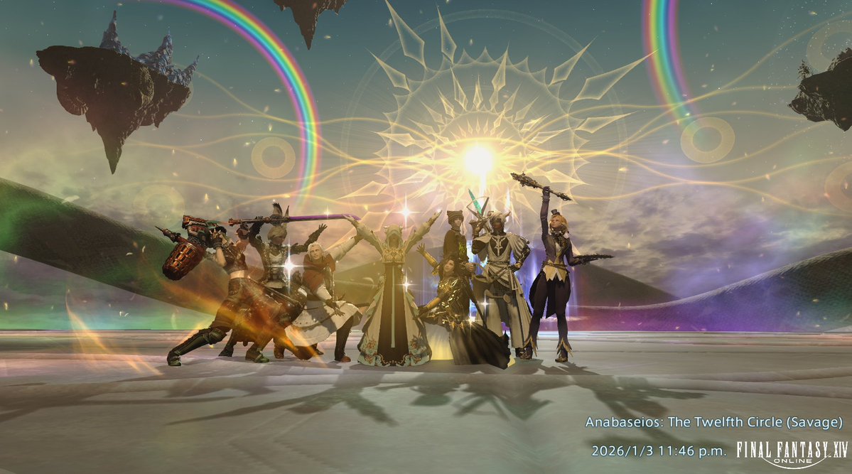 waaah i helped heal P12S you guyss!!! QWQ #ffxiv #ffxivgpose #ff14