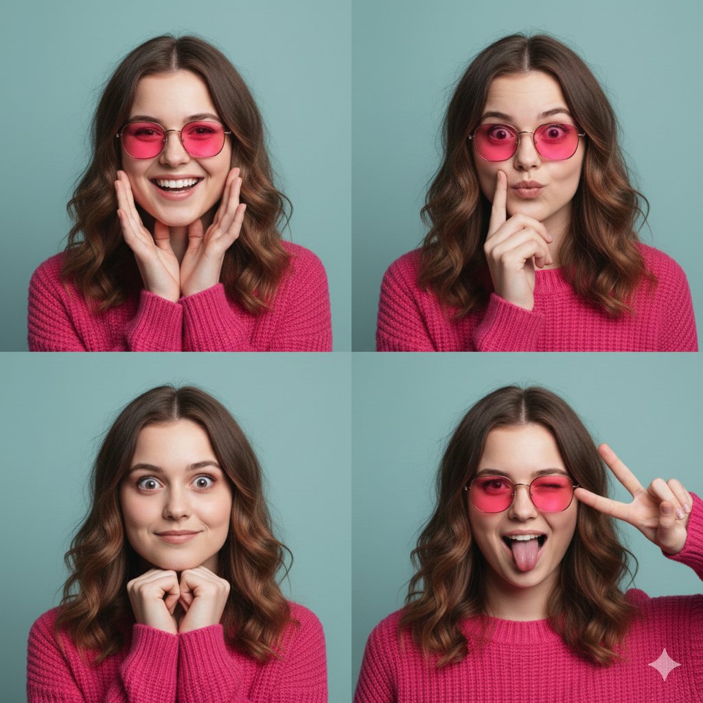 Playful Portraits in Pink