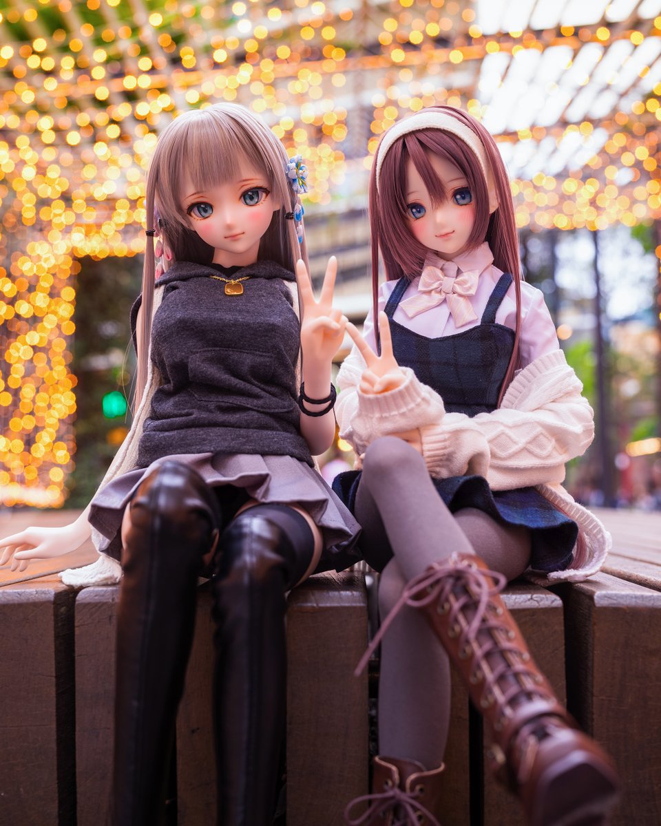 姉妹の絆！〜 4
「ピーッス！イェー！✨」   「❤️」

#ゆめかっこ #ぐぺっ子 #BorderlineToybox