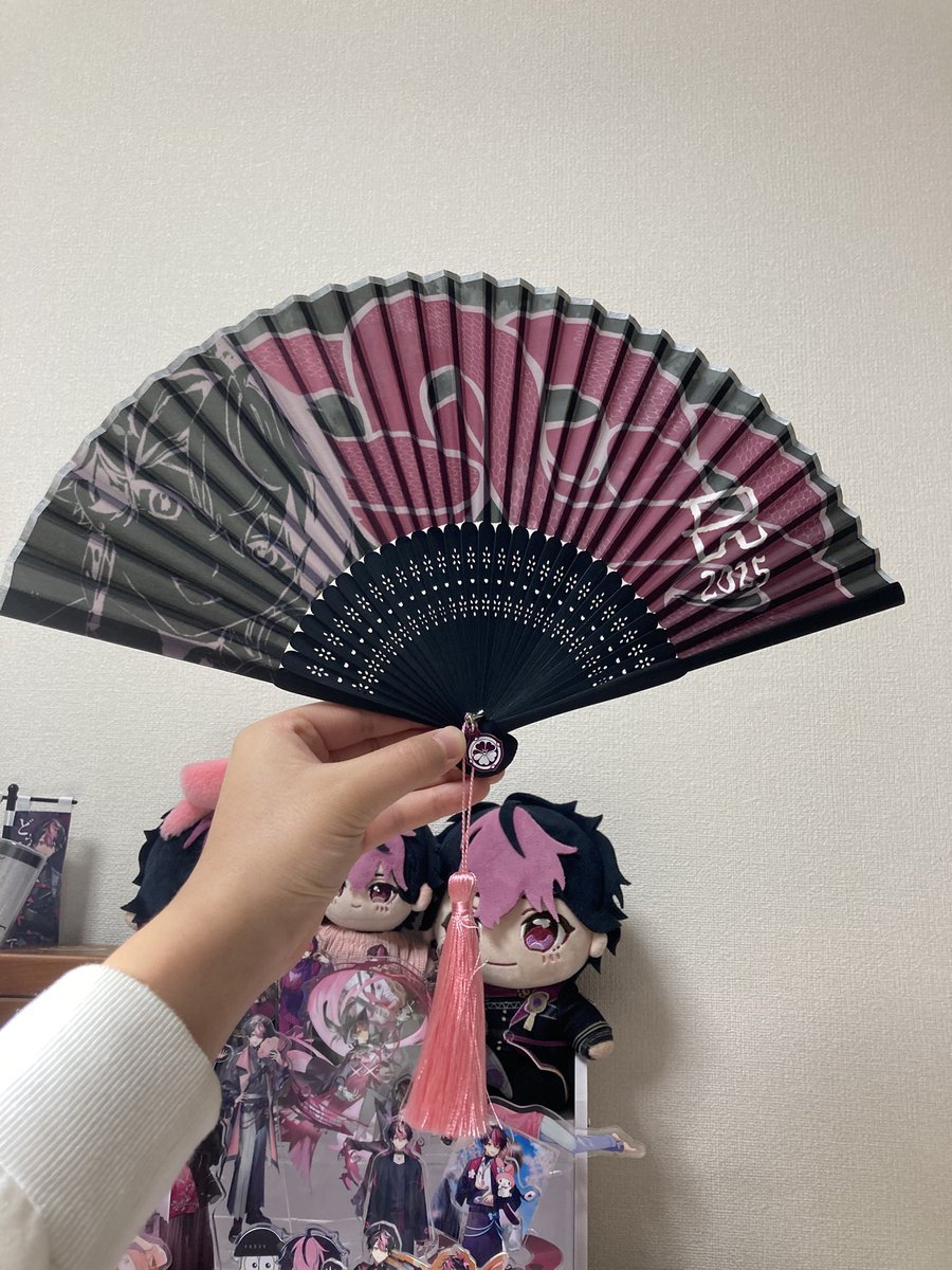 2025の扇子に付けてみた！！ 可愛い😭😭😭 #シクフォニ #らんらん