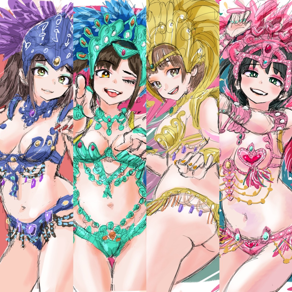 サンバガールズ💃🏻💃🏻💃🏻💃🏻
#過去作を擦りまくれ 