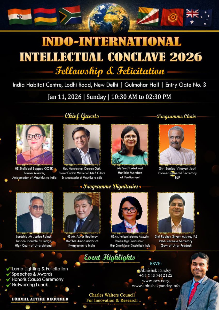 cwcir's tweet photo. Indo International Intellectual Conclave 2026 https://t.co/Kz6jeFwBPx