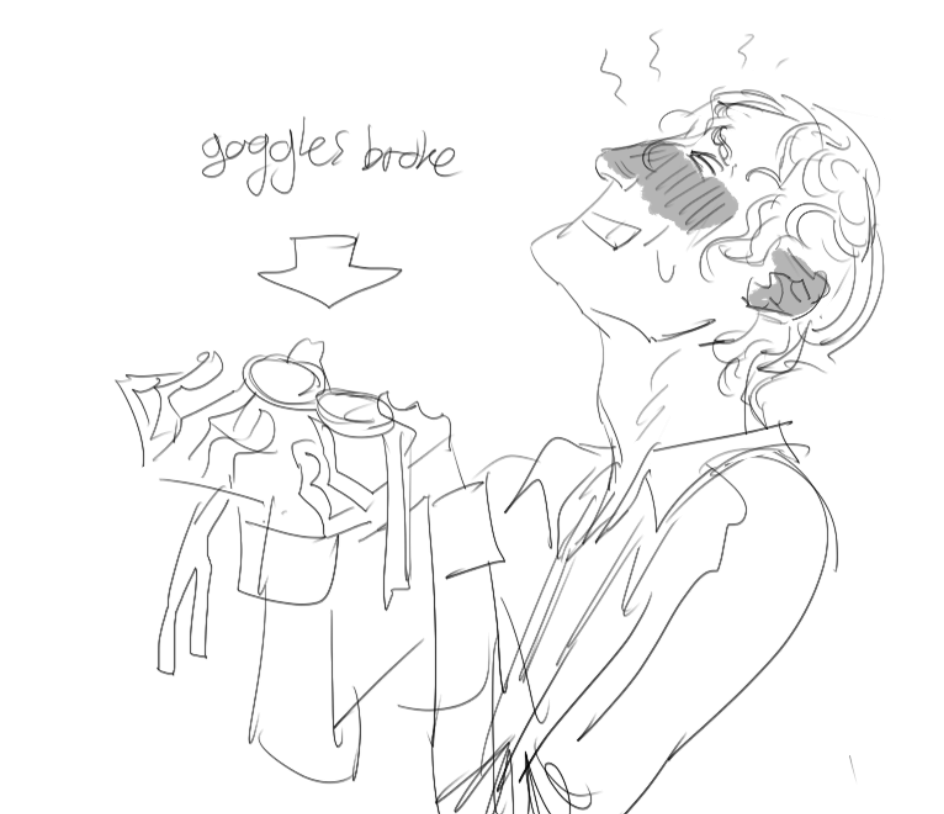 cabinette_'s tweet photo. Magma doodles... Waterboy mortified + a pair of beautiful blazers #dispatch https://t.co/YD3dG6Gahs