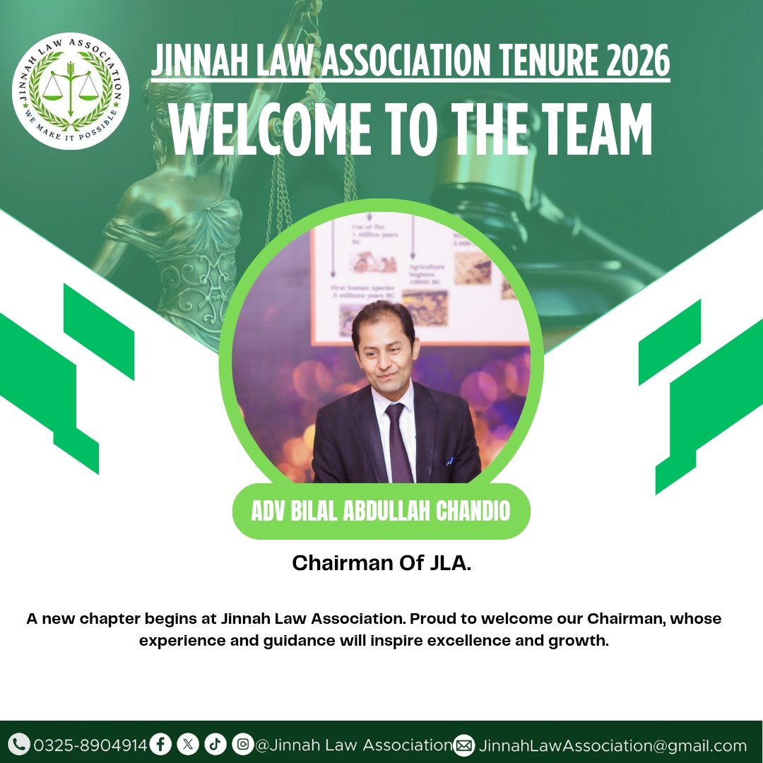 Jinnah Law Association tweet media