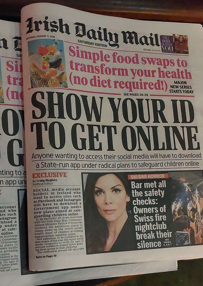 243_cal's tweet image. Did you hear the latest thing Vladimir Putin is doing in Russia? He's insisting EVERY Russian download a Russian Govt app on their smartphone which will store their biometric details, and if they refuse, he'll ban them from the internet. 

Lol joking, it's Ireland of course!