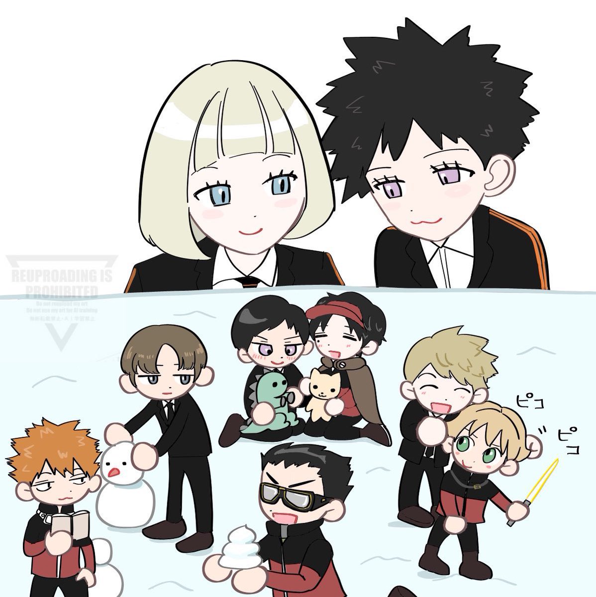 雪マップで遊ぶnnmy隊とikm隊再掲