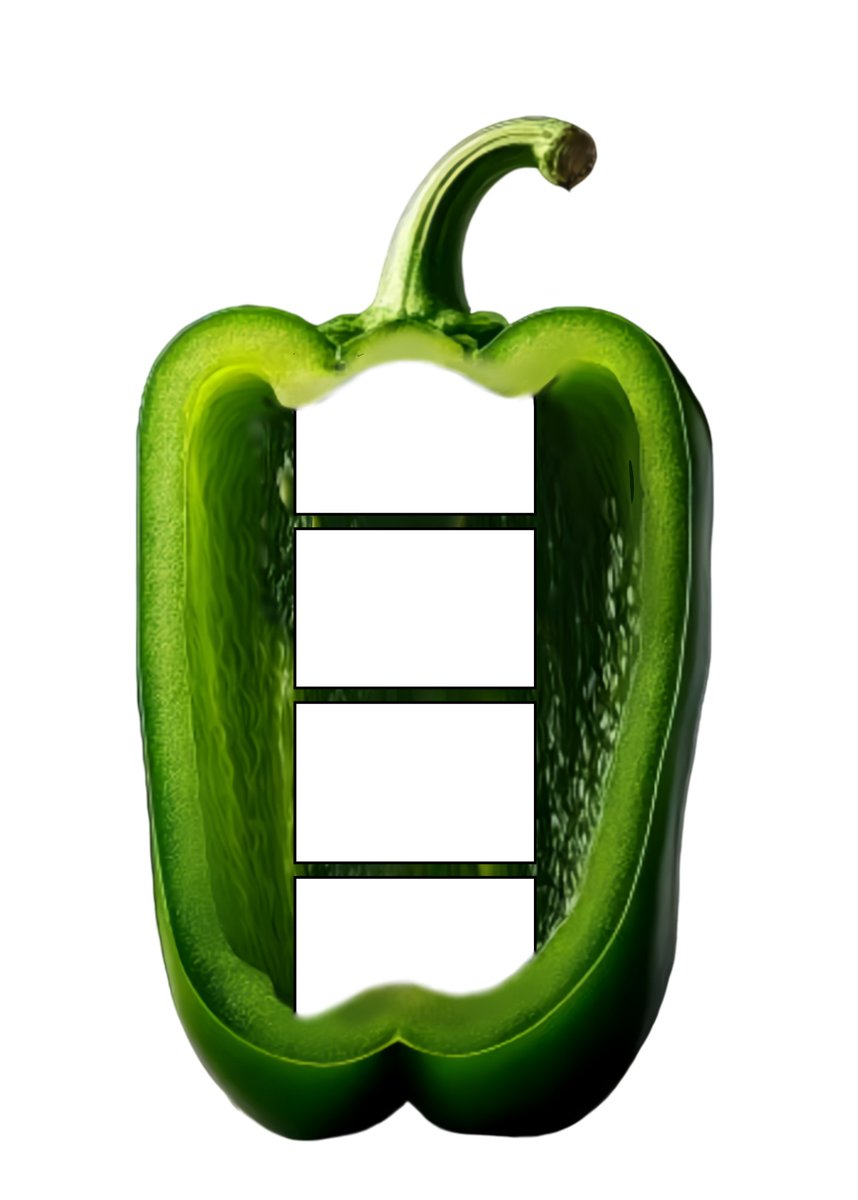 ピーマンのコマ詰め』 作:いととと( @itototo1010 ) #現代4コマ