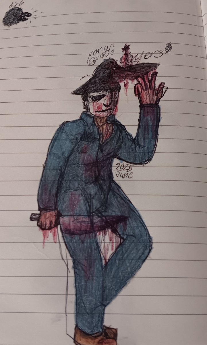 Two old sketches i colored in-between working on my current big piece:3 #traditionalart #art #securitybreachsun #securitybreachmoon #michaelmyres #doodles