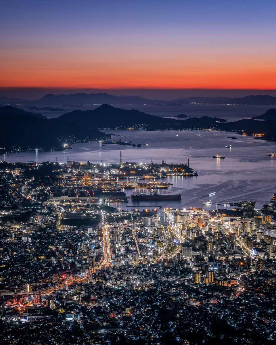 呉の夕暮れが綺麗