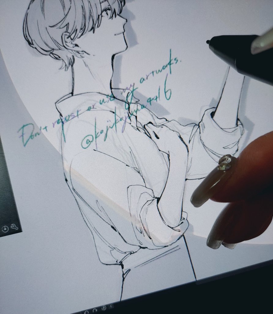 「」|小嶌❇個展4/1(土)〜4/13(木)のイラスト