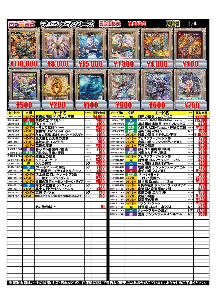 デュエマ販売情報】 デュエルマスターズ最新弾『終淵～LOVE&ABYSS