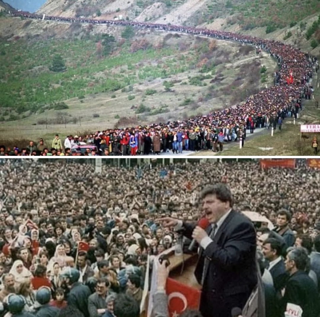 Büyük Madenci Yürüyüşünün 35.yıl dönümünde;başta yürüyüşün öncüsü,Genel Maden İşçileri Sendikası Başkanı Şemsi Denizer olmak üzere tüm emekçilerimizi saygıyla selamlıyorum..
#4-8Ocak1991 #Zonguldak 
#büyükmadenciyürüyüşü