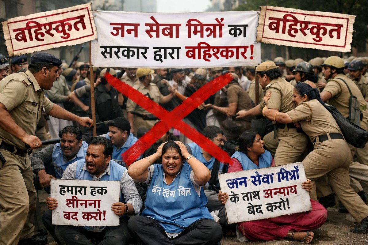 जिन्होंने गांव–गांव जाकर सरकार की योजनाएँ जनता तक पहुँचाईं
आज वही 9300 मुख्यमंत्री जन सेवा मित्र बेरोज़गार
क्या सेवा का यही परिणाम है
#9300जनसेवामित्र #न्याय_दो
<a href="/ChouhanShivraj/">Shivraj Singh Chouhan</a> 
<a href="/DrMohanYadav51/">Dr Mohan Yadav</a> 
<a href="/CMMadhyaPradesh/">Chief Minister, MP</a> 
<a href="/CMYIP_/">Chief Minister’s Youth Internship Programme</a> 
<a href="/Connect_Lokesh/">Lokesh Sharma</a> 
<a href="/narendramodi/">Narendra Modi</a> 
<a href="/AmitShah/">Amit Shah</a> 
<a href="/UmangSinghar/">Umang Singhar</a>