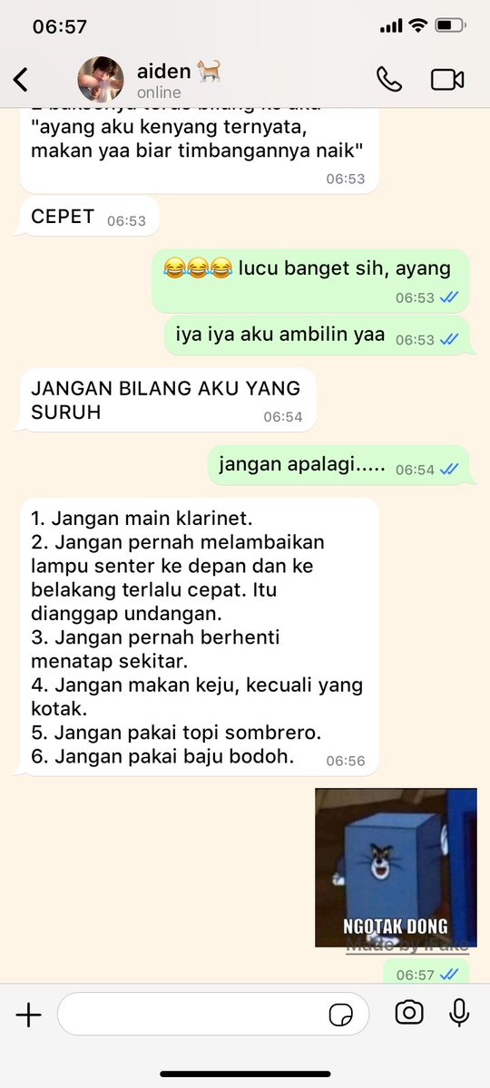 acqerman's tweet photo. gongtang satu tweet.
#kaiden — ayang nanti bilang gini ya https://t.co/0l3rgALXhf