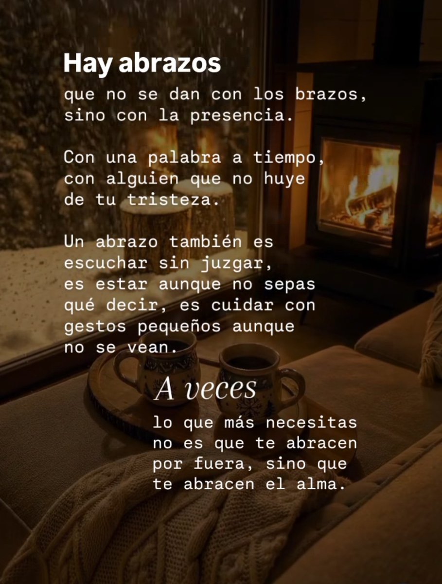 Que pasen un bonito día, que lo disfrutes al máximo, que sea un gran domingo para todos 🔆☕🍀🫂🌹👌
Me lo enviaron ayer y me encantó, cuánta verdad lleva, gracias 🙏