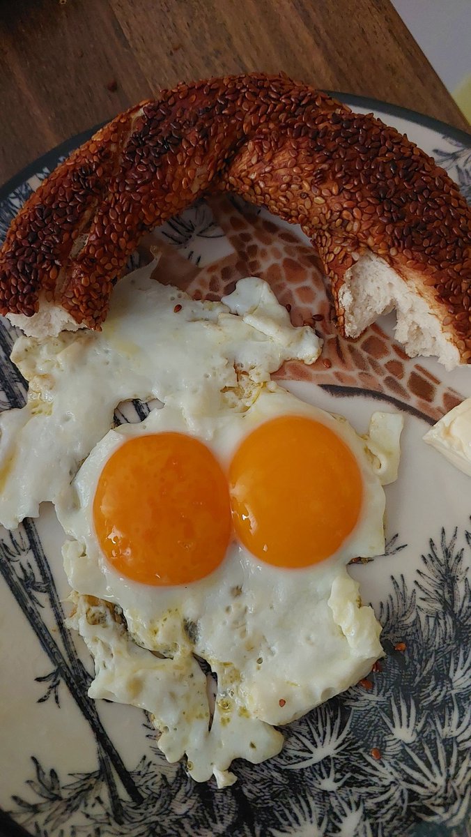 Gün çift sarılı yumurtayla başladı 😍🤩