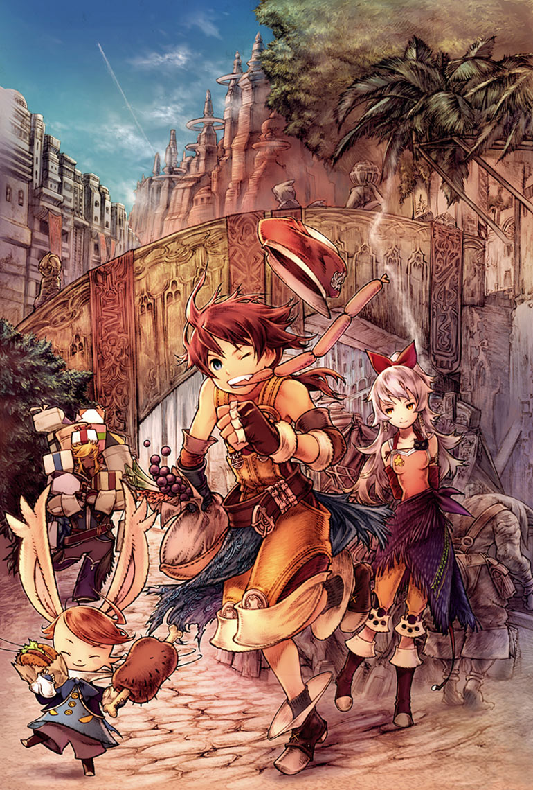 creativeuncut's tweet image. Promotional illustrations from Final Fantasy Tactics A2: Grimoire of the Rift by artist Ryoma Ito. 

More art from the game: creativeuncut.com/art_final-fant…