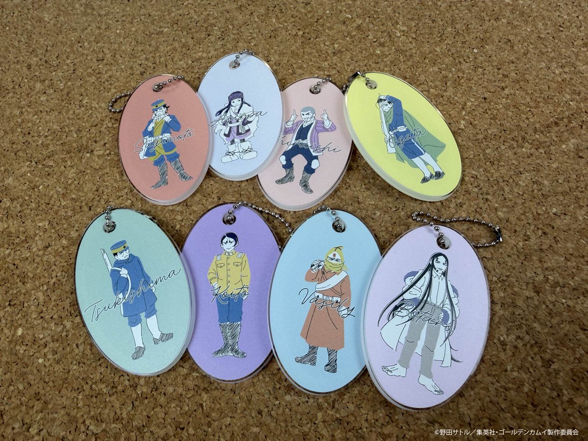 販売グッズ】 POP UP STORE ゴールデンカムイPLAZA ・アクリル