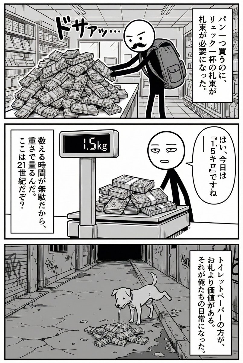 【閲覧注意・大統領が逮捕された、
ベネズエラってどんな国だったの？】

リクエストが多いのでマンガ化してみてみました。

これが「世界一の富豪国」の末路です。

かつてサウジアラビアより石油を持っていた国が、
たった数年で「ゴミを漁る国」になりました。

戦争が起きたわけじゃありません。