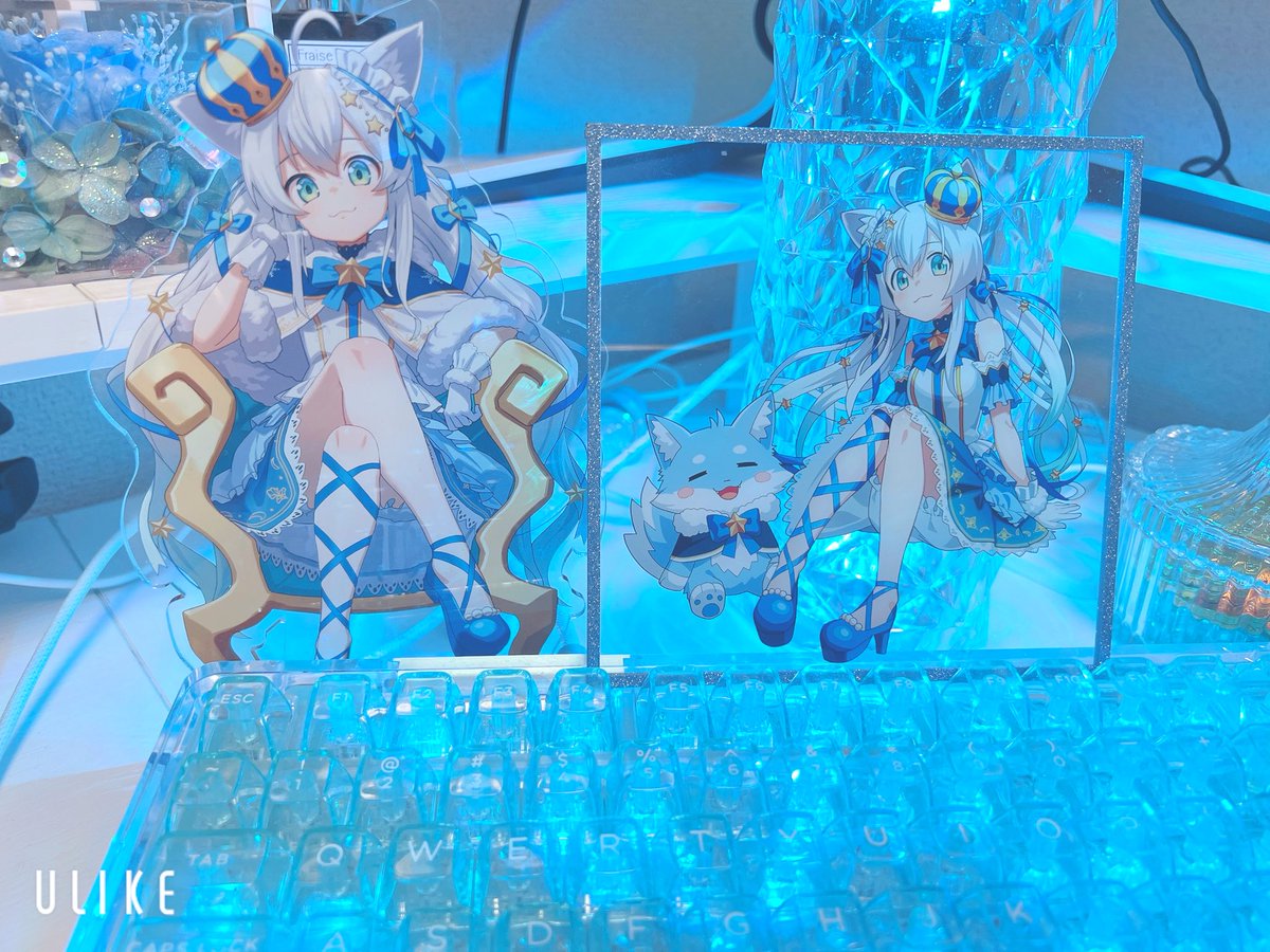 お茶会フルセットに着いてくるアクリル色紙とどいたよ〜！！思って