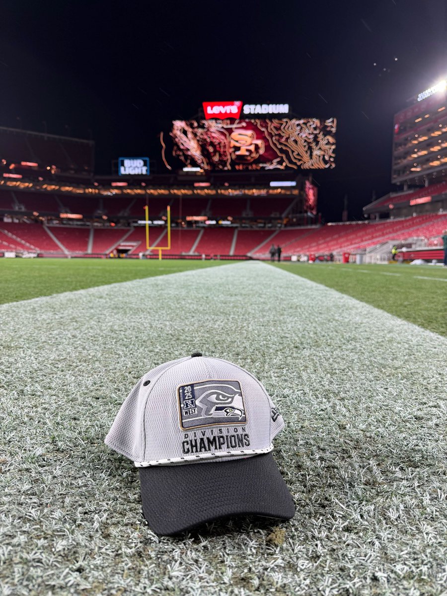 Seahawks's tweet image. Our division in your house.