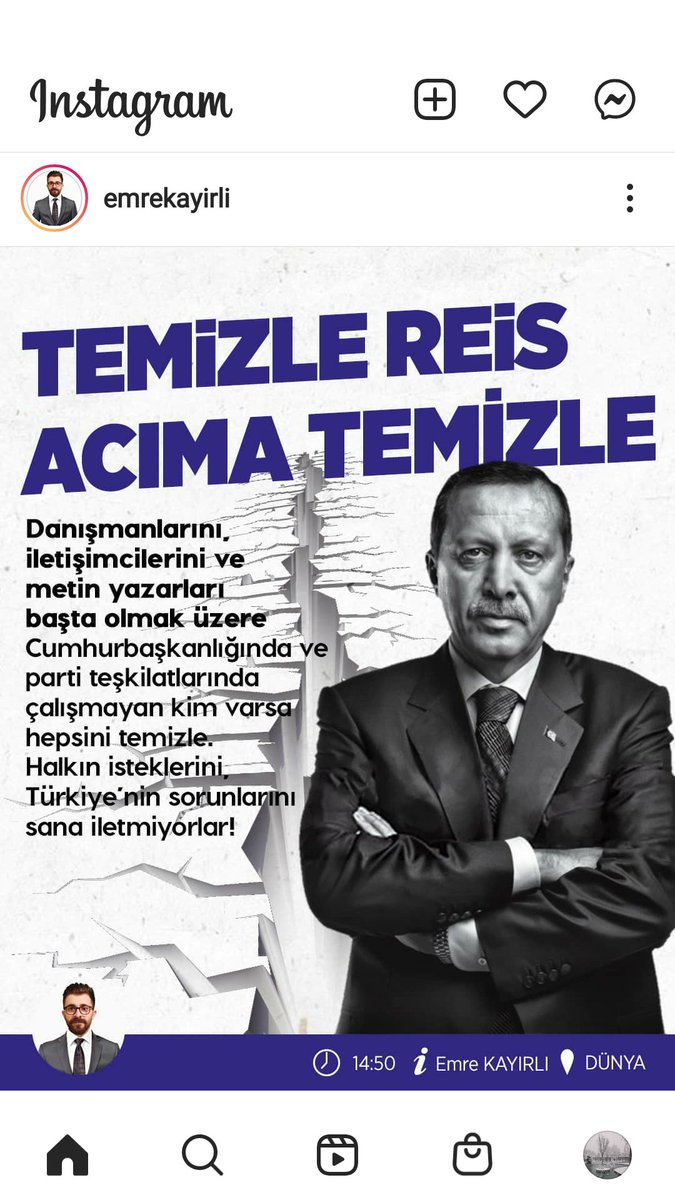 Reis Erdoğan'a halk sahip çıktı
Ya <a href="/RTErdogan/">Recep Tayyip Erdoğan</a>
Ya <a href="/yilmaztunc/">Yılmaz TUNÇ</a>
Yerli ve milli esnAFın suçsuz yere Anayasamızın 38.maddesine aykırı olmasına rağmen hapise gitmesine neden sessiz kalıyor?
EsnAFın İşlenmeyen suçtan
TEKERRÜR MÜKERRER cezalara
İçtima'ya maruz kalması neden seyrediliyor?