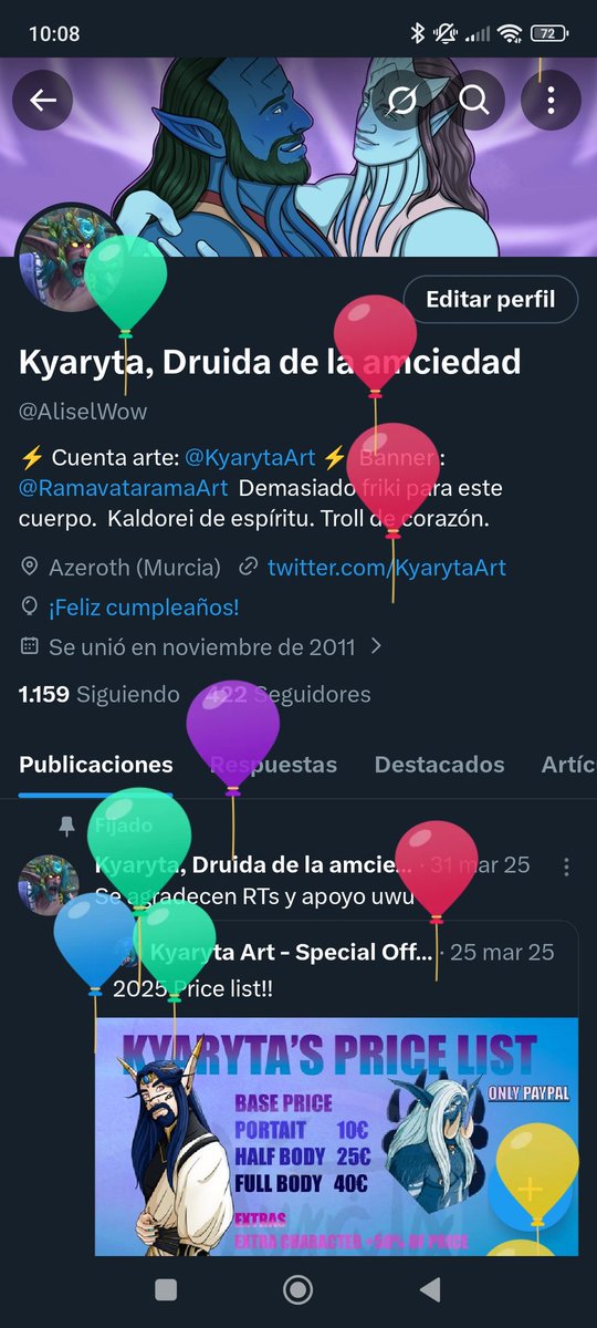 AliselWow's tweet image. Hoy subo de nivel.
Demasiados ya.