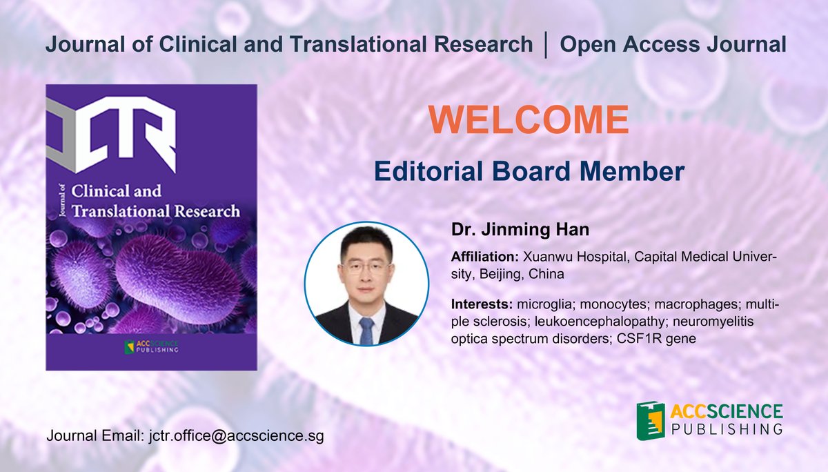 Journal of Clinical & Translational Research -JCTR tweet media