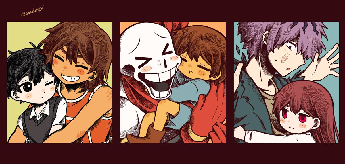 omochi8604's tweet image. Hug!!!
#omori #undertale #Ib