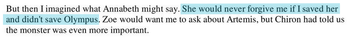 anowloverme's tweet photo. i knew the "if i have to choose between saving you and saving olympus" line was familiar in some way, it's in the titans curse.
i wonder if percy in the show actually asks nereus about annabeth instead.. https://t.co/QyO79Sf5AE