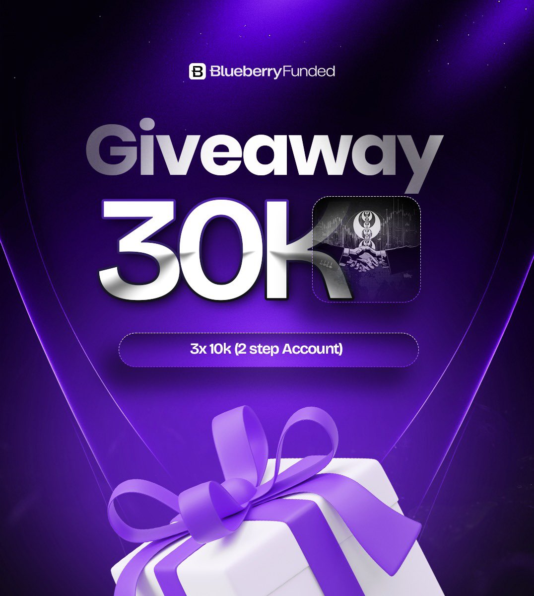 the_ict_trader's tweet photo. 🚨 Giveaway ‼️🚨 
of 3x 10k @BlueberryFunded accounts!
Task:

Follow :  @the_ict_trader @BlueberryFunded 
@BBFAffiliates

Sign up : https://t.co/KOgLtvpCMd…
Tag 3 traders
Like and share/RT
Winners will be announced in 5 days. https://t.co/p6seMeVO9x