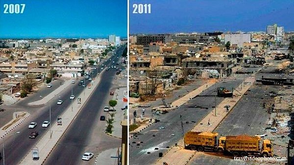 Partisan_12's tweet image. Libya Before and after “American Democracy”🇺🇸