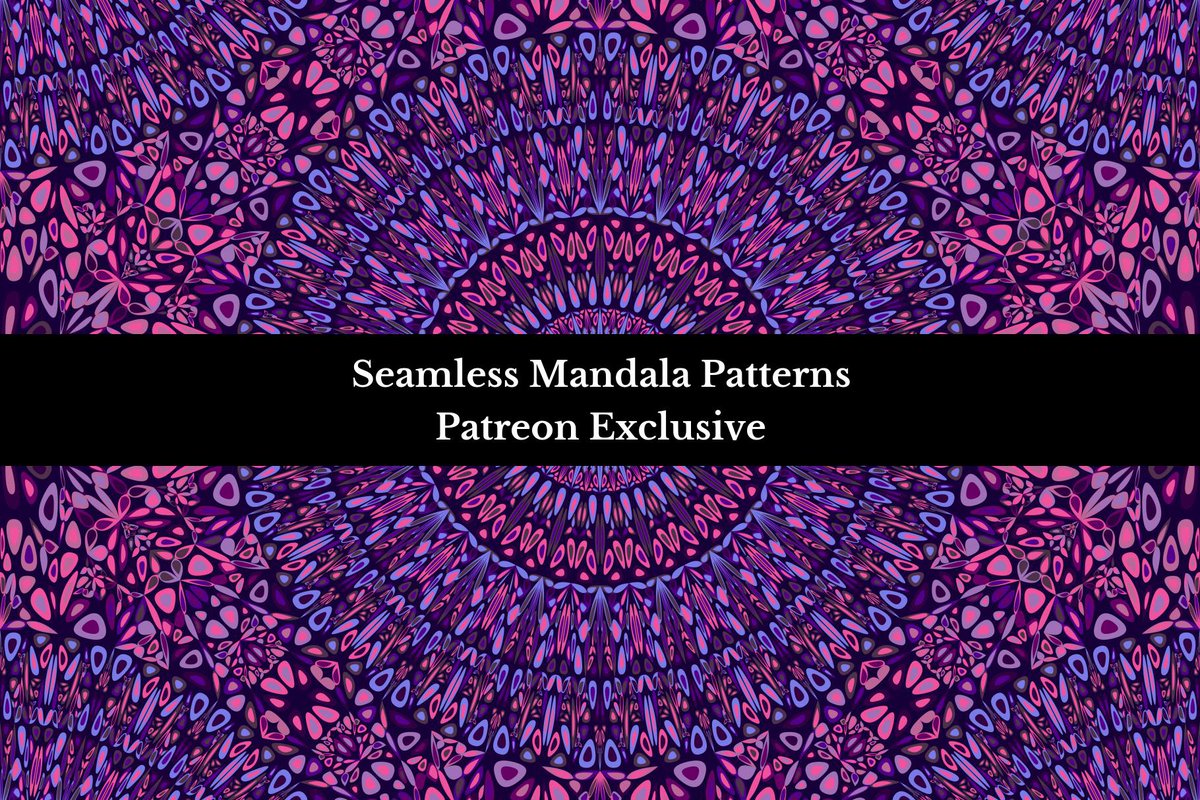 DavidZydd's tweet photo. Mandala Seamless Patterns - Patreon exclusive: https://t.co/JWx3C3DVMq #ornamentalpattern #patternartist #patternobsessed https://t.co/dMvCmct3G8