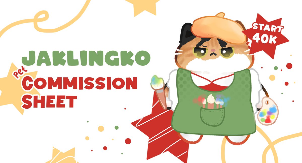 jaklingko_cat's tweet photo. [🩷🔄 are appreciated]

Jaklingko’s commission sheet update❗️✨ Open for local &amp; international commission🌎 ──⋆.˚⟡ ࣪ ˖ 

[Feel free to dm me if you have any questions ≽(•⩊ •マ≼]

#commissionsopen #artidn #pet #commissionart #opencommision #petcommission https://t.co/6ekqkB4Cht