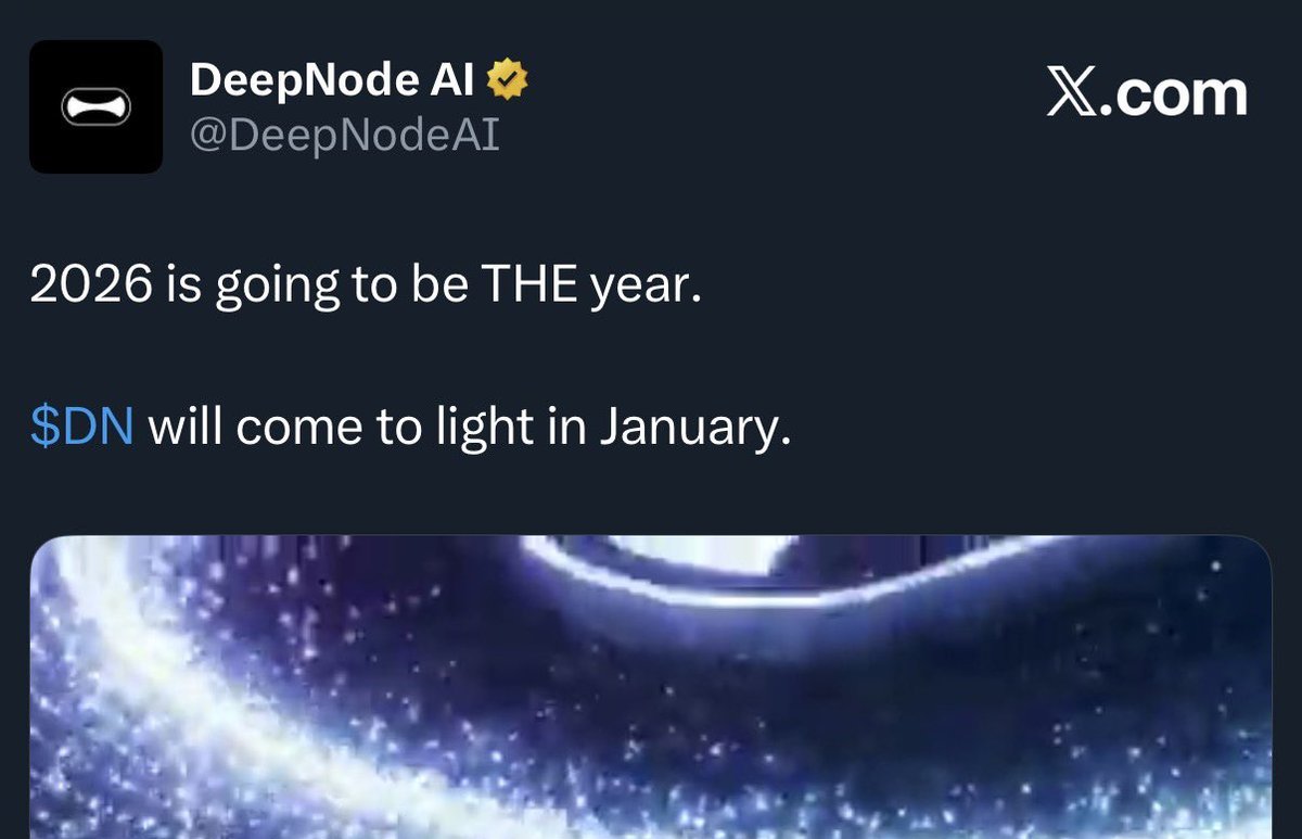 Nehal_Web4's tweet image. January 2026 is when $DN steps into the spotlight 
DeepNode isn’t forgetting its community
🔹 1% of total supply reserved for airdrops
🔹 No grind, no stress  just connect socials
🔹 Claim your badge and you’re in
Early supporters always win first.
Don’t fade @DeepNodeAI 
If you…