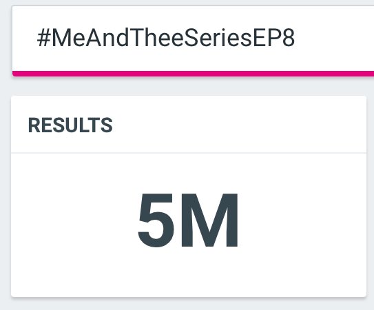 5.0M ✅✅✅

5 ล้านมาแล้วค่ะทุกคนนนนน ห้าล้านแรกของเราสำเร็จแล้วค้าบบบบ เก่งกันมาก ๆ เลยนะ ที่สุดเลยจริง ๆ 😭😭😭😭😭

#MeAndTheeSeriesEP8