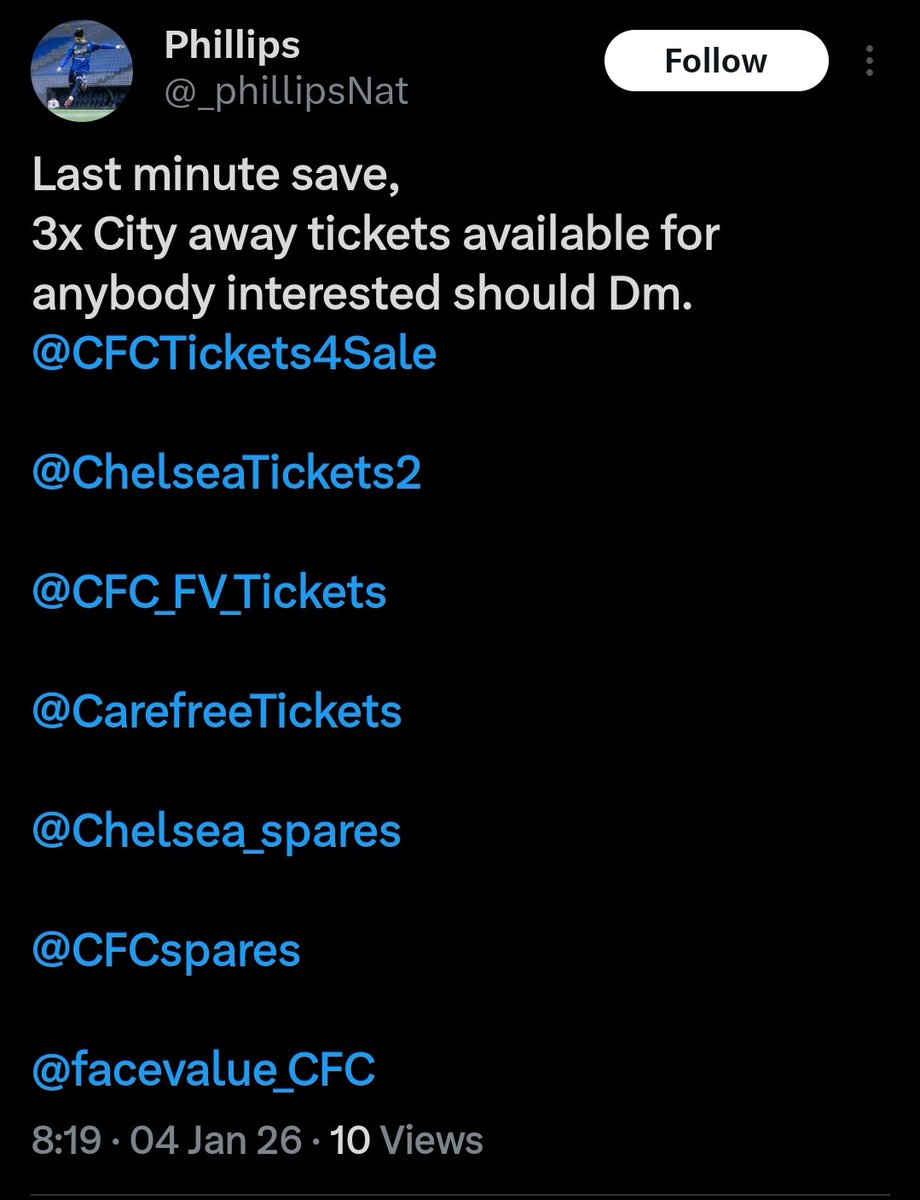_davidbarry's tweet photo. @Chelsparetix @Chelsea_spares @CFCTicketsHQ @CFCTickets4Sale @FaceValueCFC @CFC_FV_Tickets 

🚨🚨 Scam 🚨🚨

Please report user. DM for more details. https://t.co/gZAtSiSe8P