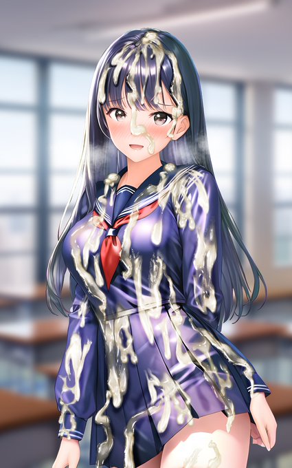 ⚠️無洗浄注意⚠️
セーラー服をぶっかけ無洗浄するの大好き 