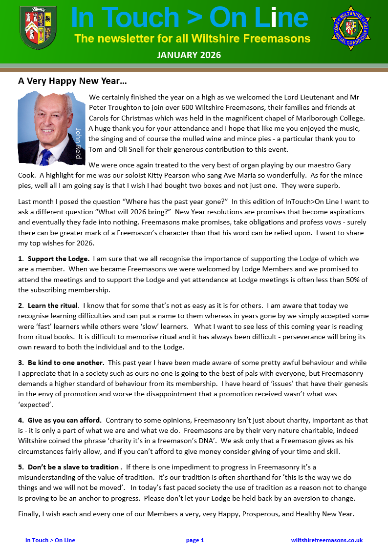 Wiltshire Freemasons tweet media